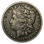1879-CC Morgan Dollar Capped CC VF
