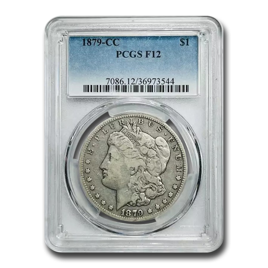 1879-CC Morgan Dollar Fine-12 PCGS
