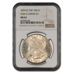 1879-CC Morgan Dollar MS-62 NGC (VAM-3 Capped CC Top-100)