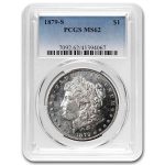 1879-S Morgan Dollar MS-62 PCGS