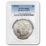 1879-S Morgan Dollar Rev of 78 MS-62 PCGS