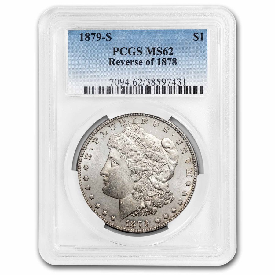 1879-S Morgan Dollar Rev of 78 MS-62 PCGS
