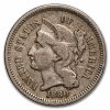 1880 3 Cent Nickel VF