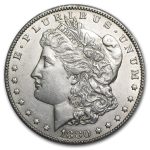 1880-CC Morgan Dollar AU