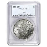1880-CC Morgan Dollar MS-63 PCGS (GSA)