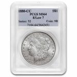 1880-CC Morgan Dollar MS-64 PCGS (8/Low 7)