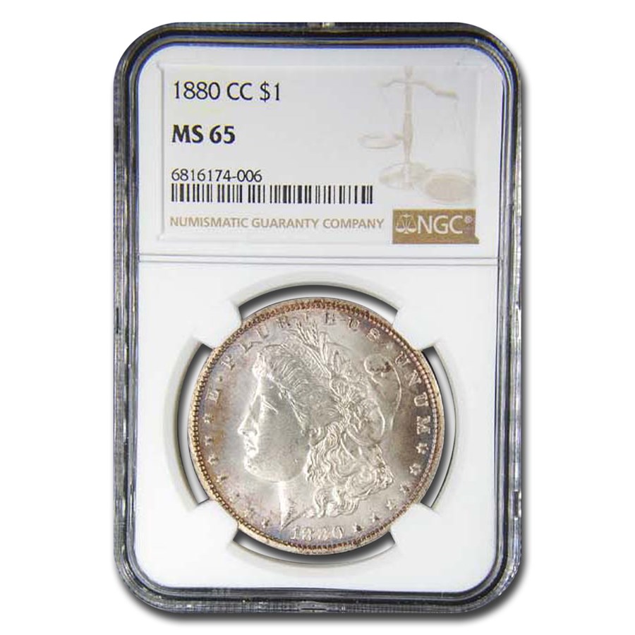 1880-CC Morgan Dollar MS-65 NGC