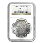 1880-CC Morgan Dollar Rev of 78 MS-63 NGC