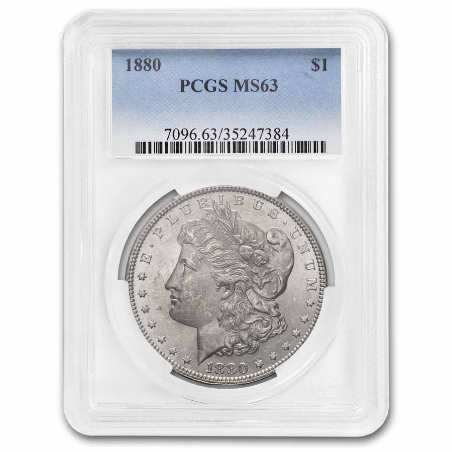 1880 Morgan Dollar MS-63 PCGS