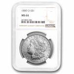 1880-O Morgan Dollar MS-64 NGC