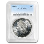 1880-S Morgan Dollar MS-62 PCGS