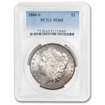 1880-S Morgan Dollar MS-65 PCGS