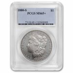 1880-S Morgan Dollar MS-65+ PCGS