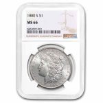 1880-S Morgan Dollar MS-66 NGC