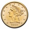 1881 $5 Liberty Gold Half Eagle BU