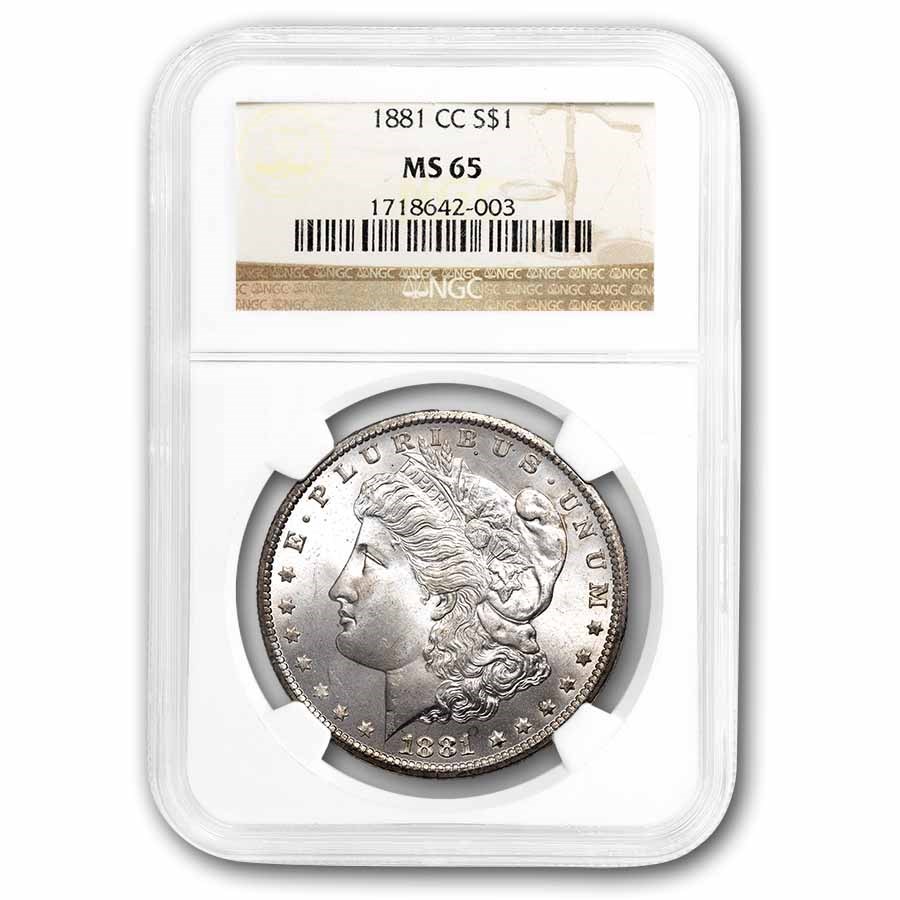 1881-CC Morgan Dollar MS-65 NGC