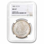 1881-CC Morgan Dollar MS-67 NGC