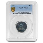 1881 Liberty Seated Quarter PR-68 PCGS