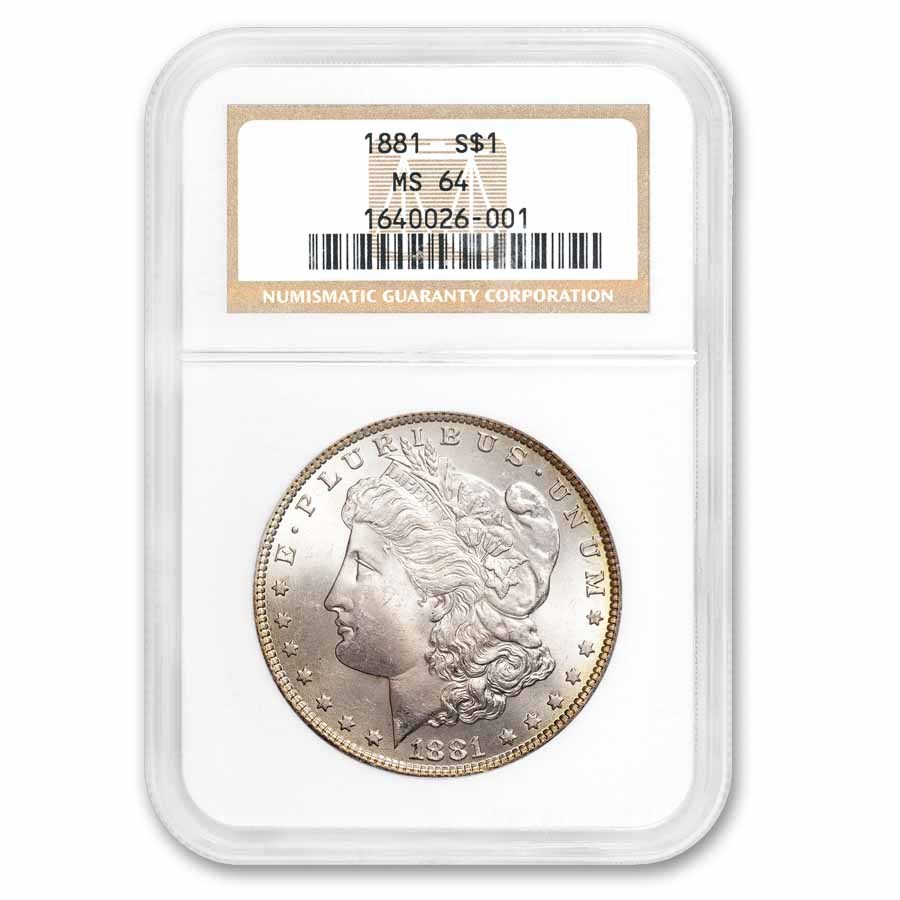 1881 Morgan Dollar MS-64 NGC