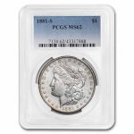 1881-S Morgan Dollar MS-62 PCGS