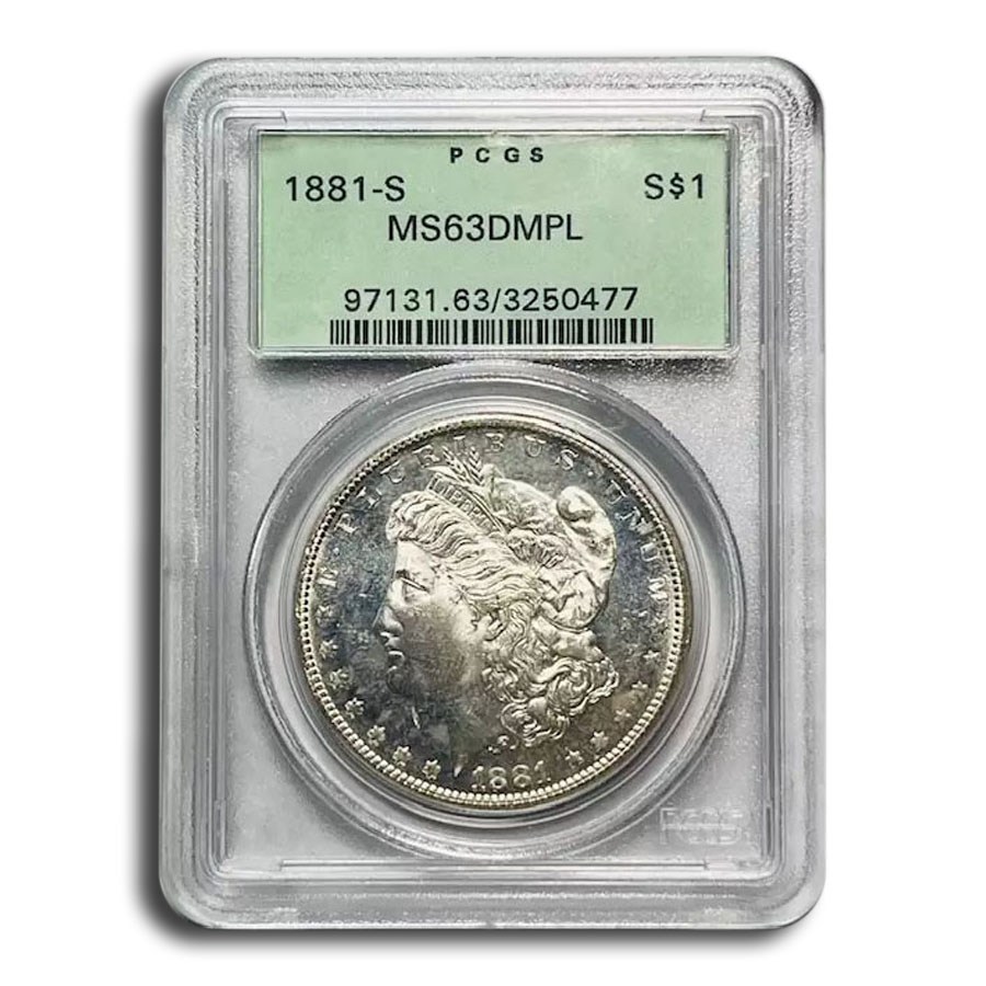 1881-S Morgan Dollar MS-63 PCGS (DMPL)