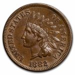 1882 Indian Head Cent BU (Brown)
