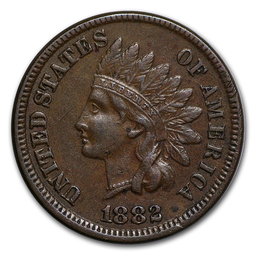1882 Indian Head Cent XF