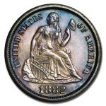 1882 Liberty Seated Dime BU