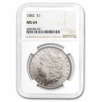 1882 Morgan Dollar MS-64 NGC