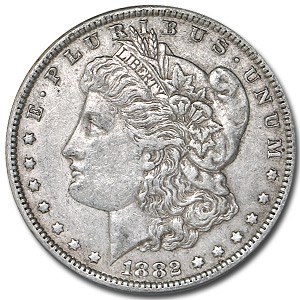 1882 Morgan Dollar XF