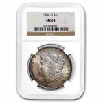 1882-O Morgan Dollar MS-63 NGC