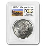 1882-O Stage Coach Morgan Dollar BU PCGS