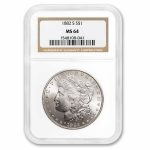 1882-S Morgan Dollar MS-64 NGC