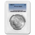 1882-S Morgan Dollar MS-65 PCGS