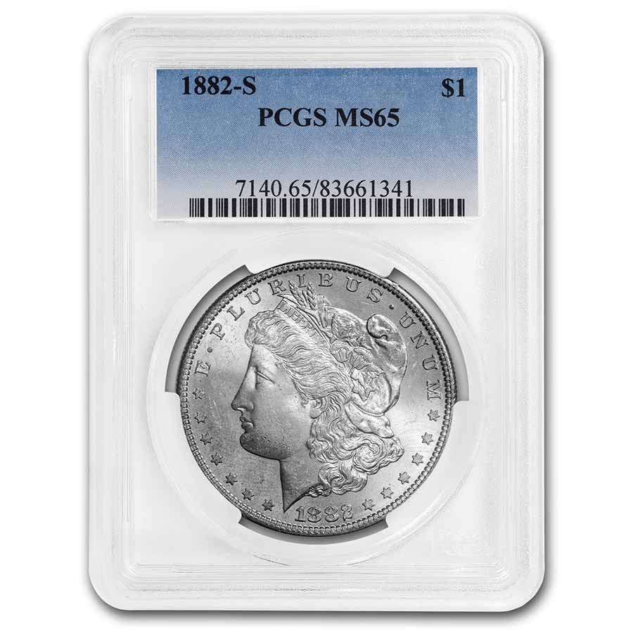 1882-S Morgan Dollar MS-65 PCGS