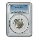 1882 Shield Nickel MS-64 PCGS