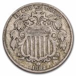 1882 Shield Nickel VF