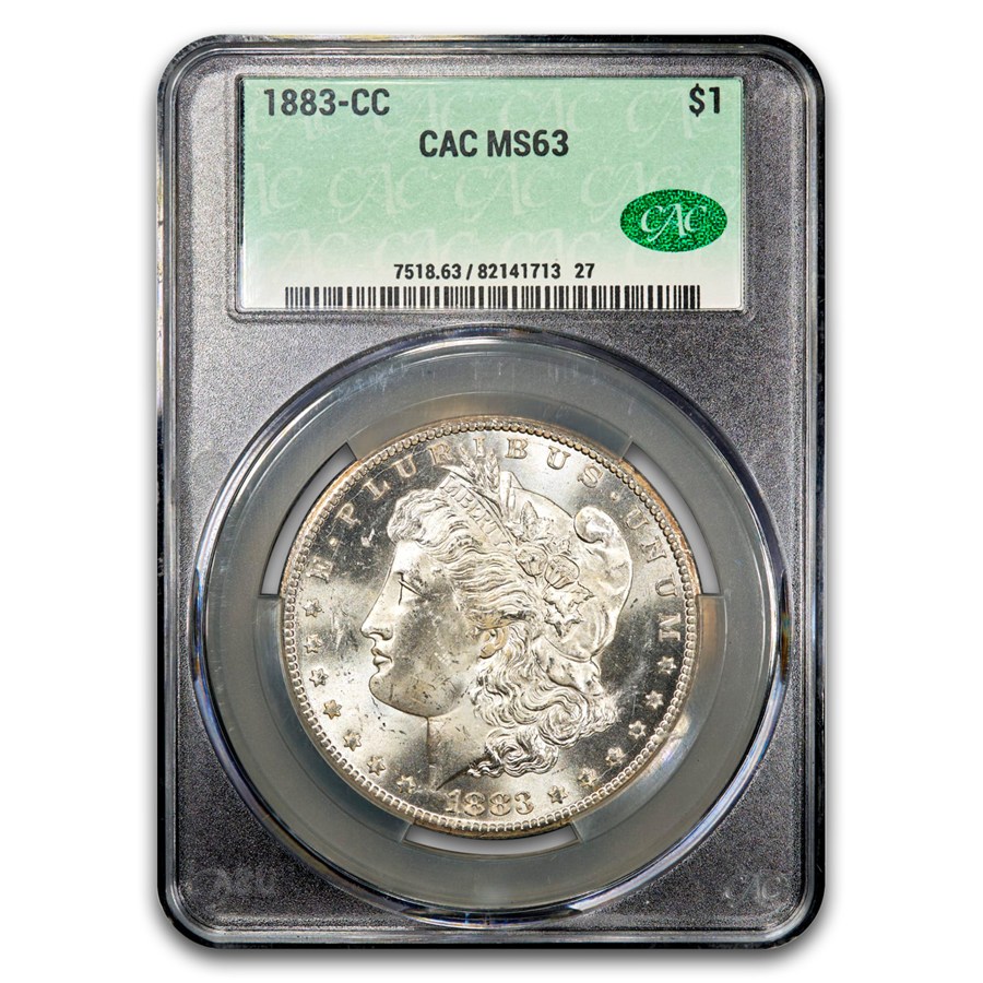 1883-CC Morgan Dollar MS-63 CACG