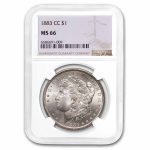 1883-CC Morgan Dollar MS-66 NGC