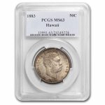 1883 Hawaii Half Dollar Kalakaua I MS-63 PCGS
