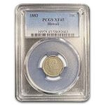 1883 Hawaii Ten Cents XF-45 PCGS