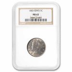 1883 Liberty Head V Nickel MS-62 NGC (Cents)
