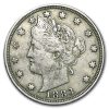 1883 Liberty Head V Nickel No Cents VF