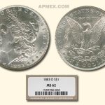 1883-O Morgan Dollar MS-62 NGC