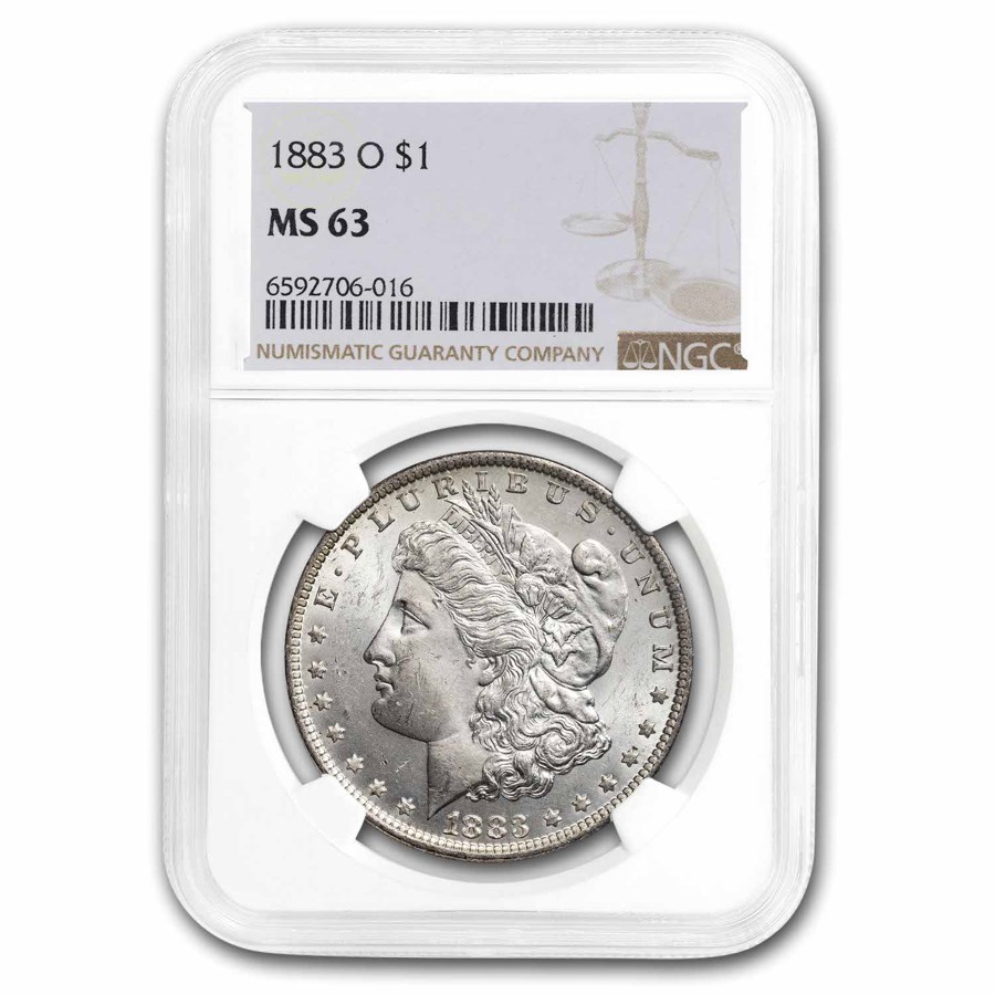 1883-O Morgan Dollar MS-63 NGC
