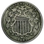 1883 Shield Nickel VF