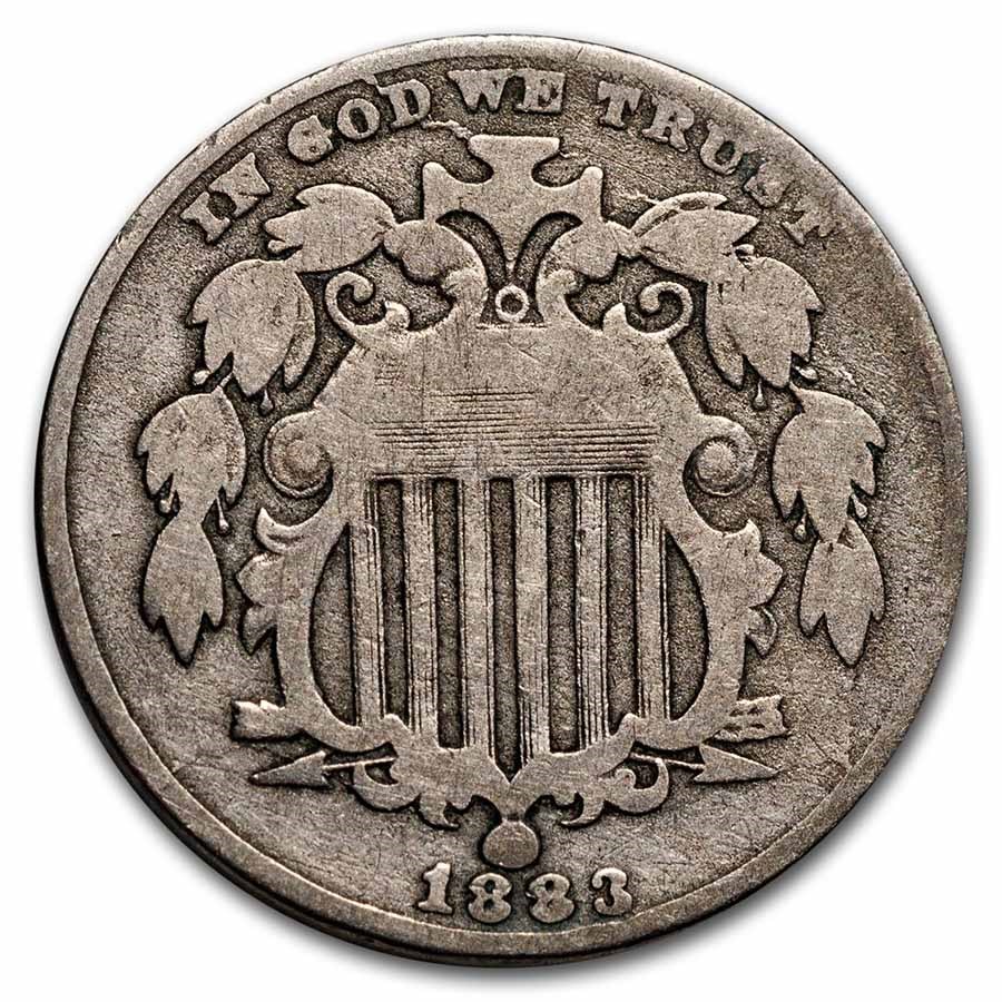 1883 Shield Nickel VG