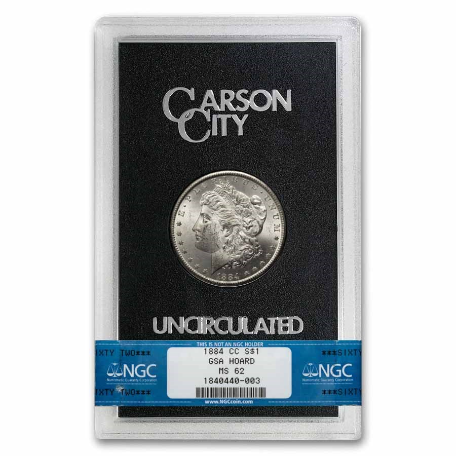 1884-CC Morgan Dollar MS-62 NGC (GSA)