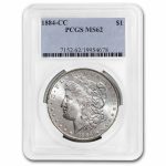 1884-CC Morgan Dollar MS-62 PCGS