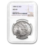 1884-CC Morgan Dollar MS-64 NGC